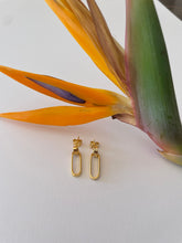 Carica l'immagine nel visualizzatore di Gallery, Orecchini in argento Lungovale