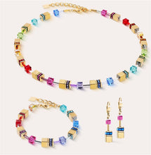 Carica l'immagine nel visualizzatore di Gallery, Bracciale GeoCUBE® Iconic Metallic rainbow-oro  3015/30-1535