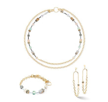 Carica l'immagine nel visualizzatore di Gallery, Coeur de Lion -GeoCUBE® Iconic Boho - Gold-Multicolour Necklace 3042/10-1576