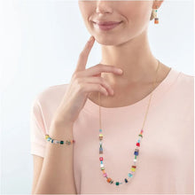 Carica l'immagine nel visualizzatore di Gallery, Collana GeoCUBE® Vibrant Multicolor 3035/10-1582