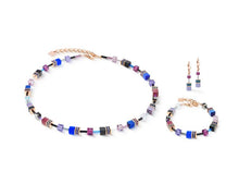 Carica l'immagine nel visualizzatore di Gallery, Bracciale GeoCUBE® Iconic Blue Moon rose gold - 2838/30-0807