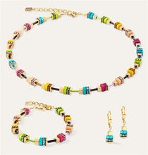 Carica l'immagine nel visualizzatore di Gallery, Orecchini Boho Sunset Cube rainbow  4413/20-1516