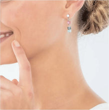 Carica l'immagine nel visualizzatore di Gallery, Orecchini Coeur De Lion Joyful rosa azzurro 4565/21-1522