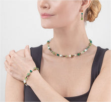 Carica l'immagine nel visualizzatore di Gallery, Bracciale GeoCUBE® Iconic Precious verde  4905/30-0500