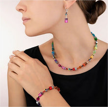 Carica l'immagine nel visualizzatore di Gallery, Braccialetto GeoCUBE® multicolor rainbow  2838/30-1520