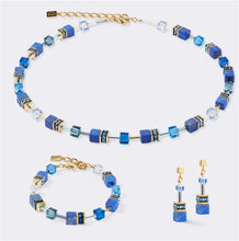 Carica l'immagine nel visualizzatore di Gallery, Collana GeoCUBE® Iconic Precious Blu  4905/10-0700