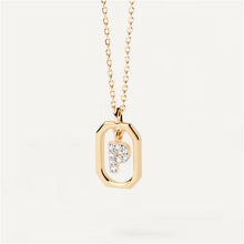 Carica l'immagine nel visualizzatore di Gallery, PDPAOLA Donna Collana Mini Letter Gold P - CO01-527-U