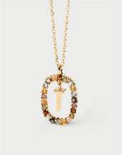 Carica l'immagine nel visualizzatore di Gallery, PDPAOLA Donna Collana New Letters T - CO01-279-U