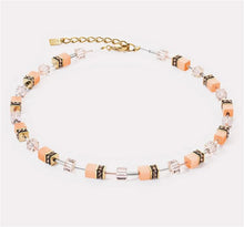Carica l'immagine nel visualizzatore di Gallery, Collana GeoCUBE® Iconic Apricot Crush 4020/10-0230
