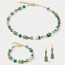 Carica l'immagine nel visualizzatore di Gallery, Collana GeoCUBE® Iconic Precious verde  4905/10-0500