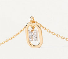 Carica l'immagine nel visualizzatore di Gallery, PDPAOLA Donna Collana Mini Letter Gold N - CO01-525-U