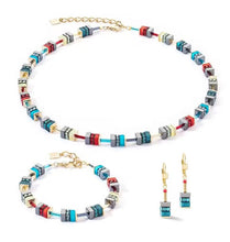 Carica l'immagine nel visualizzatore di Gallery, Collana Boho Winter Cube Multicolor 4412/10-1592