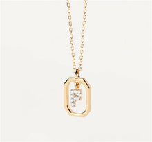 Carica l'immagine nel visualizzatore di Gallery, PDPAOLA Donna Collana Mini Letter Gold F  - CO01-517-U