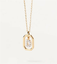Carica l'immagine nel visualizzatore di Gallery, PDPAOLA Donna Collana Mini Letter Gold D - CO01-515-U
