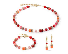 Carica l'immagine nel visualizzatore di Gallery, Bracciale GeoCUBE® Iconic Red Gold -2838/30-0300