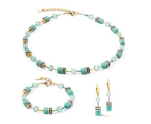 Carica l'immagine nel visualizzatore di Gallery, Bracciale GeoCUBE® Iconic Mono Oro verde  4020/30-0533