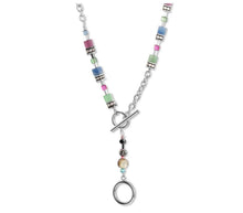 Carica l'immagine nel visualizzatore di Gallery, Collana GeoCUBE® Chunki Multicolor 4709/10-1561