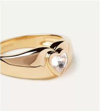 Carica l'immagine nel visualizzatore di Gallery, PDPAOLA Donna Anello JUNE DROP BRIGHT HEART misura 14 -ANO1-902-14