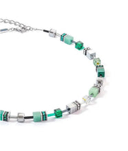 Carica l'immagine nel visualizzatore di Gallery, Collana GeoCUBE® Iconic Verde Silver 2838/10-0500