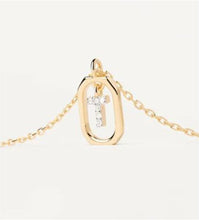 Carica l'immagine nel visualizzatore di Gallery, PDPAOLA Donna Collana Mini Letter Gold T - CO01-531-U