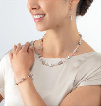 Carica l'immagine nel visualizzatore di Gallery, Collana GeoCUBE® Iconic Precious oro rosa-pesca  4017/10-0235