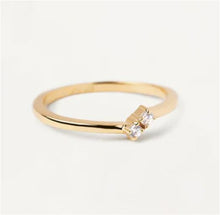 Carica l'immagine nel visualizzatore di Gallery, PDPAOLA Donna Anello The New Essentials Couplet misura 16 - AN01-872-16