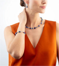 Carica l'immagine nel visualizzatore di Gallery, Collana GeoCUBE® Iconic Precious Blu  4905/10-0700