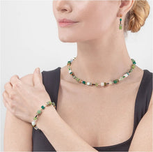Carica l'immagine nel visualizzatore di Gallery, Collana GeoCUBE® Iconic Precious verde  4905/10-0500