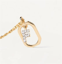 Carica l'immagine nel visualizzatore di Gallery, PDPAOLA Donna Collana Mini Letter Gold F  - CO01-517-U
