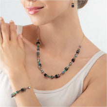 Carica l'immagine nel visualizzatore di Gallery, Collana GeoCUBE® Slider Black Gold 3035/10-1315