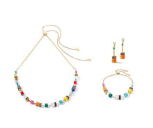 Carica l'immagine nel visualizzatore di Gallery, Collana GeoCUBE® Vibrant Multicolor 3035/10-1582