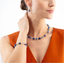 Carica l'immagine nel visualizzatore di Gallery, Bracciale GeoCUBE® Iconic Precious blu  4905/30-0700
