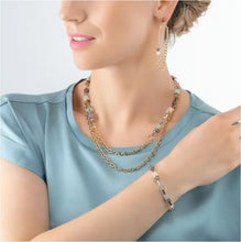Carica l'immagine nel visualizzatore di Gallery, Orecchini GeoCUBE®  Iconic Boho Gold multicolor 3042/21-1576