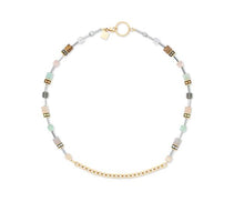 Carica l'immagine nel visualizzatore di Gallery, Coeur de Lion -GeoCUBE® Iconic Boho - Gold-Multicolour Necklace 3042/10-1576