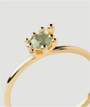 Carica l'immagine nel visualizzatore di Gallery, PDPAOLA Donna Anello Green Fleur misura 14 -AN01-C91-14
