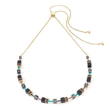 Carica l'immagine nel visualizzatore di Gallery, Collana GeoCUBE® Slider Black Gold 3035/10-1315