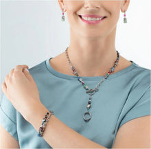 Carica l'immagine nel visualizzatore di Gallery, Collana GeoCUBE® Chunki Multicolor 4709/10-1561
