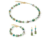 Carica l'immagine nel visualizzatore di Gallery, Bracciale GeoCUBE® Iconic Precious verde  4905/30-0500