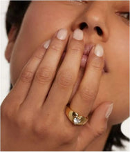 Carica l'immagine nel visualizzatore di Gallery, PDPAOLA Donna Anello JUNE DROP BRIGHT HEART misura 14 -ANO1-902-14
