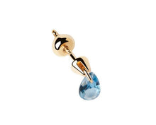Carica l'immagine nel visualizzatore di Gallery, PDPAOLA Donna Orecchino singolo  Blue Lily Single-PG01-202-U