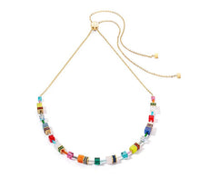 Carica l'immagine nel visualizzatore di Gallery, Collana GeoCUBE® Vibrant Multicolor 3035/10-1582