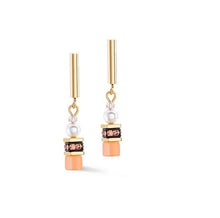 Carica l'immagine nel visualizzatore di Gallery, Orecchini GeoCUBE® Precious Mini Fusion Apricot 4087/21-0230