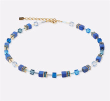 Carica l'immagine nel visualizzatore di Gallery, Collana GeoCUBE® Iconic Precious Blu  4905/10-0700