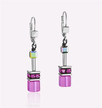 Carica l'immagine nel visualizzatore di Gallery, Orecchini GeoCUBE® pink  2838/20-1520