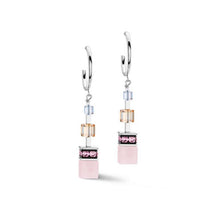 Carica l'immagine nel visualizzatore di Gallery, Orecchini GeoCUBE® Precious Pastel Rosa 3039/21-0738
