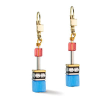 Carica l'immagine nel visualizzatore di Gallery, Orecchini GeoCUBE® Iconic Bright Multicolor Gold 2838/20-1521