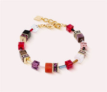Carica l'immagine nel visualizzatore di Gallery, Bracciale GeoCUBE® Iconic Precious Festive rosso  4905/30-0316