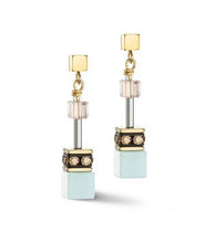 Carica l'immagine nel visualizzatore di Gallery, Orecchini GeoCUBE® Iconic Precious Multicolor Gentle  Gold 4905/21-1576