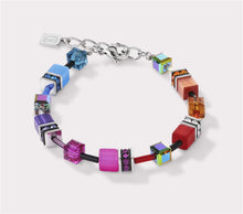 Carica l'immagine nel visualizzatore di Gallery, Braccialetto GeoCUBE® multicolor rainbow  2838/30-1520