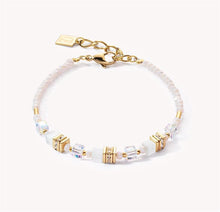 Carica l'immagine nel visualizzatore di Gallery, Bracciale Mini Cubes oro-bianco  4565/30-1416